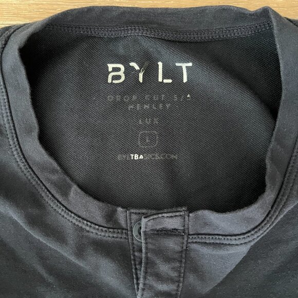 BYLT Basics Blue Short Sleeve Tee Athletic Style - Picture 4 of 4